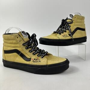 Vans Women’s 8 Tribe Called Quest Sk8-Hi Bonita Applebum Yellow High Top Shoes